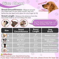 Dog Muzzle, Soft Air Mesh Muzzle for Small Medium Large Dogs Anti Biting Barking Chewing Scavenging, Breathable Adjustable Loop Pets Muzzle with Front Opening Design Allows Panting Drinking(Purple,XL)