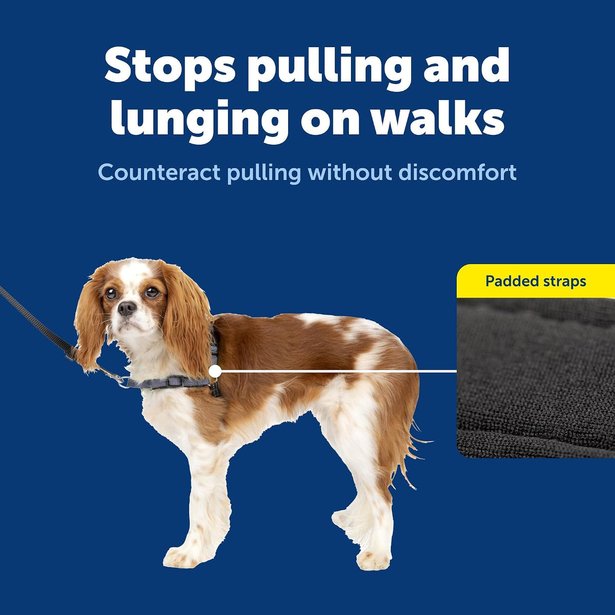 PetSafe Easy Walk Deluxe Dog Harness, No Pull Dog Harness - Small / Steel Grey - image 4