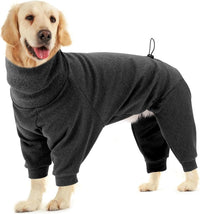 Dotoner Pullover Dog Sweater with Leash Hole - Small / Grey