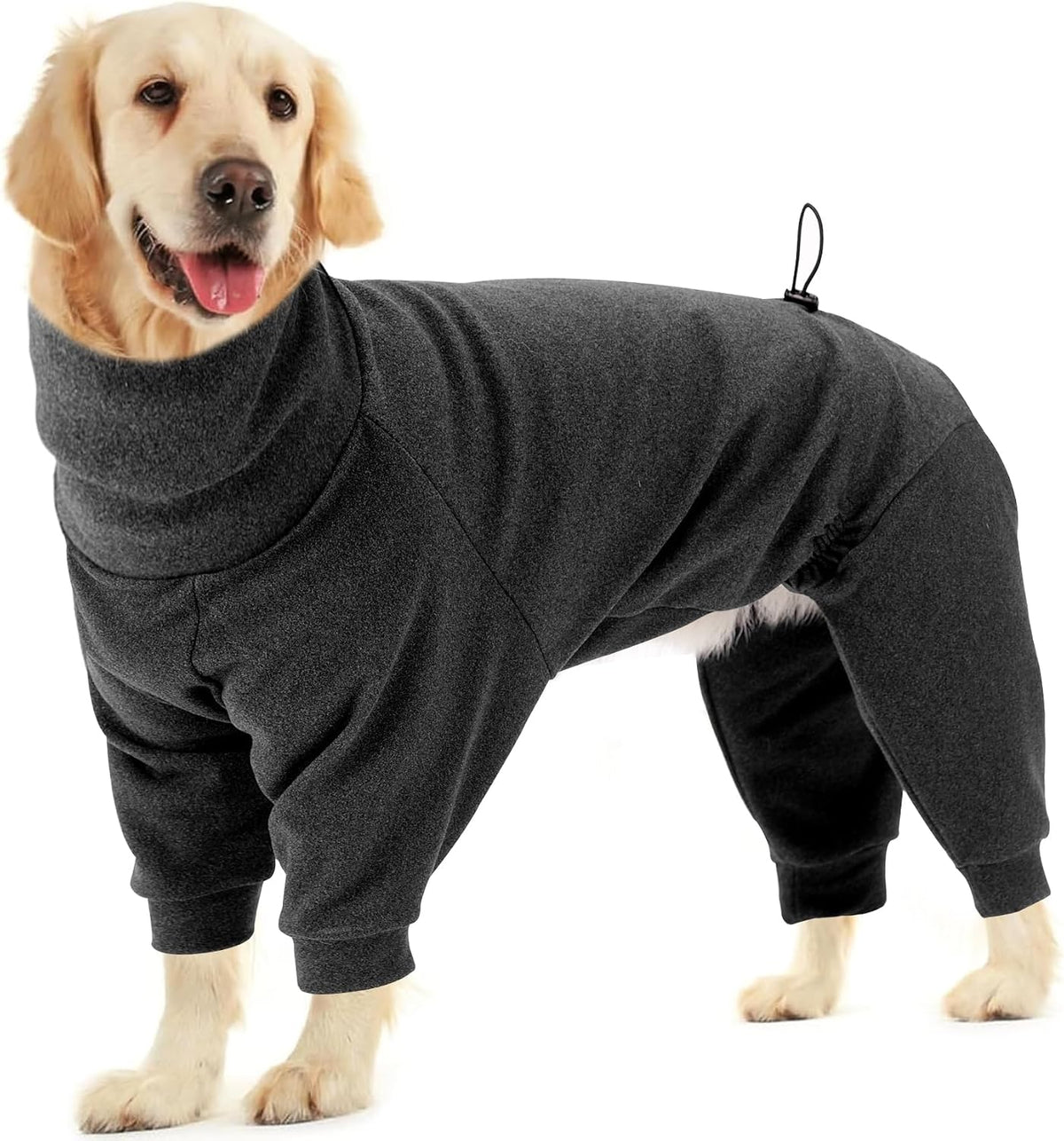 Dotoner Pullover Dog Sweater with Leash Hole - Small / Grey