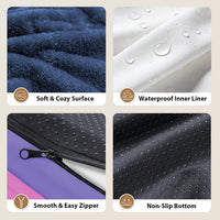 Waterproof Orthopedic Dog Bed for Large and Extra Large Dogs – Essentials for Dogs - Sage Lavender / 42"L x 30"W x 7.5"Th - image 4