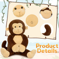 BENINY 31 Inch Giant Bunny Stuffed Animal - Monkey 30in - image 3