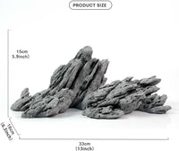 FZONE Aquarium Rocks Aquascaping - 07: Seiryu Stone: 13''×6.3''×5.9'' - image 2