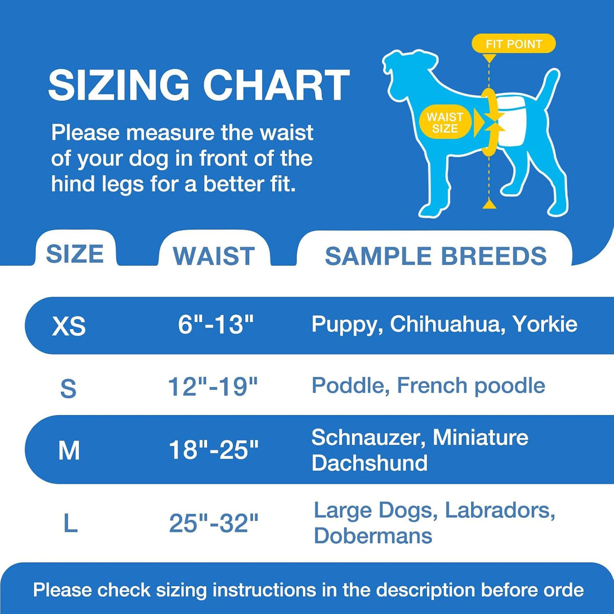 Dono Dog Diapers Male, Disposable Male Dog Wraps 60ct - Medium / 30.0 - image 3