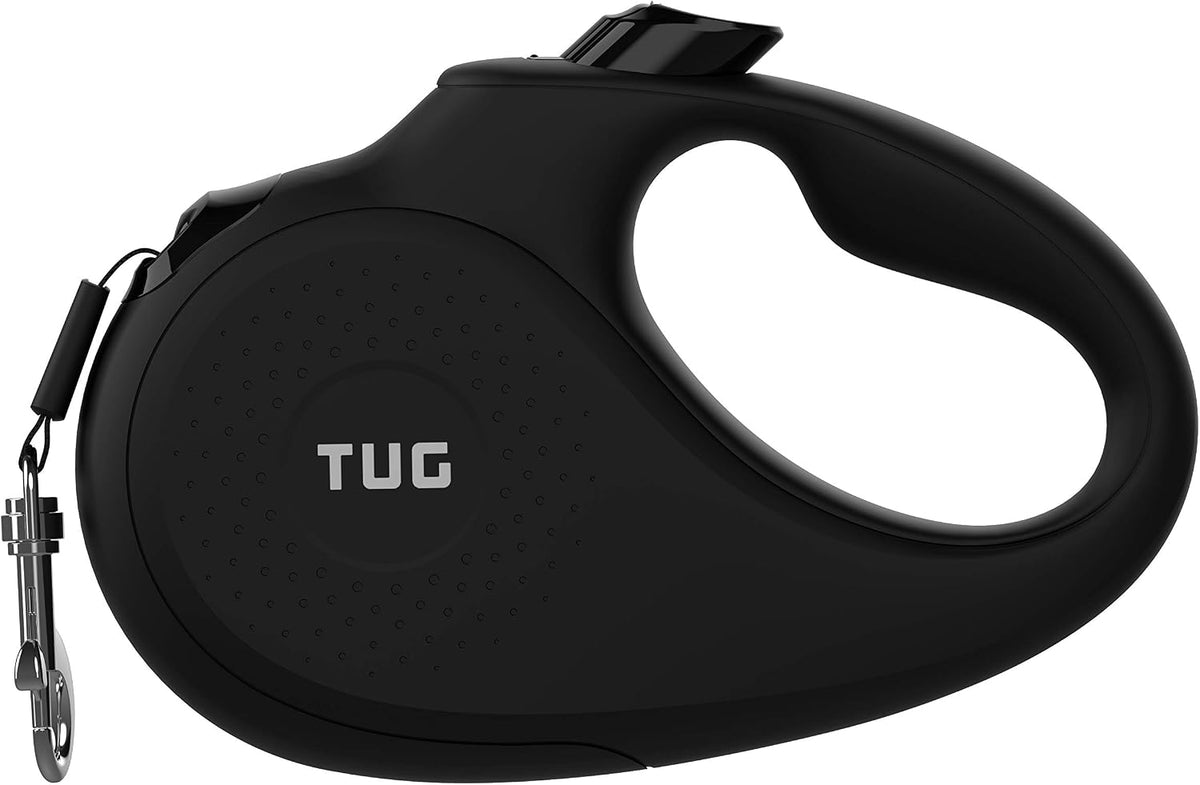 TUG Monochrome 360° Tangle-Free Retractable Dog Leash - Black / Tiny, 10 ft - image 3