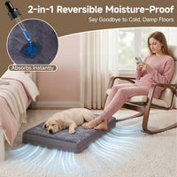 Waterproof Dog Crate Bed Pad - Dark Grey / 23"W x 17"L x 3"H - image 4