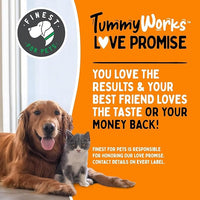 TummyWorks Probiotic Powder for Dogs & Cats. Probiotics For Digestive Health, Immune Support, Diarrhea, Gas, Itching & Seasonal Allergies. With Digestive Enzymes & Prebiotics. Made in USA - 160 Scoops