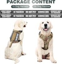 WINSEE Tactical Dog Harness - Large / Desert Camo - image 2