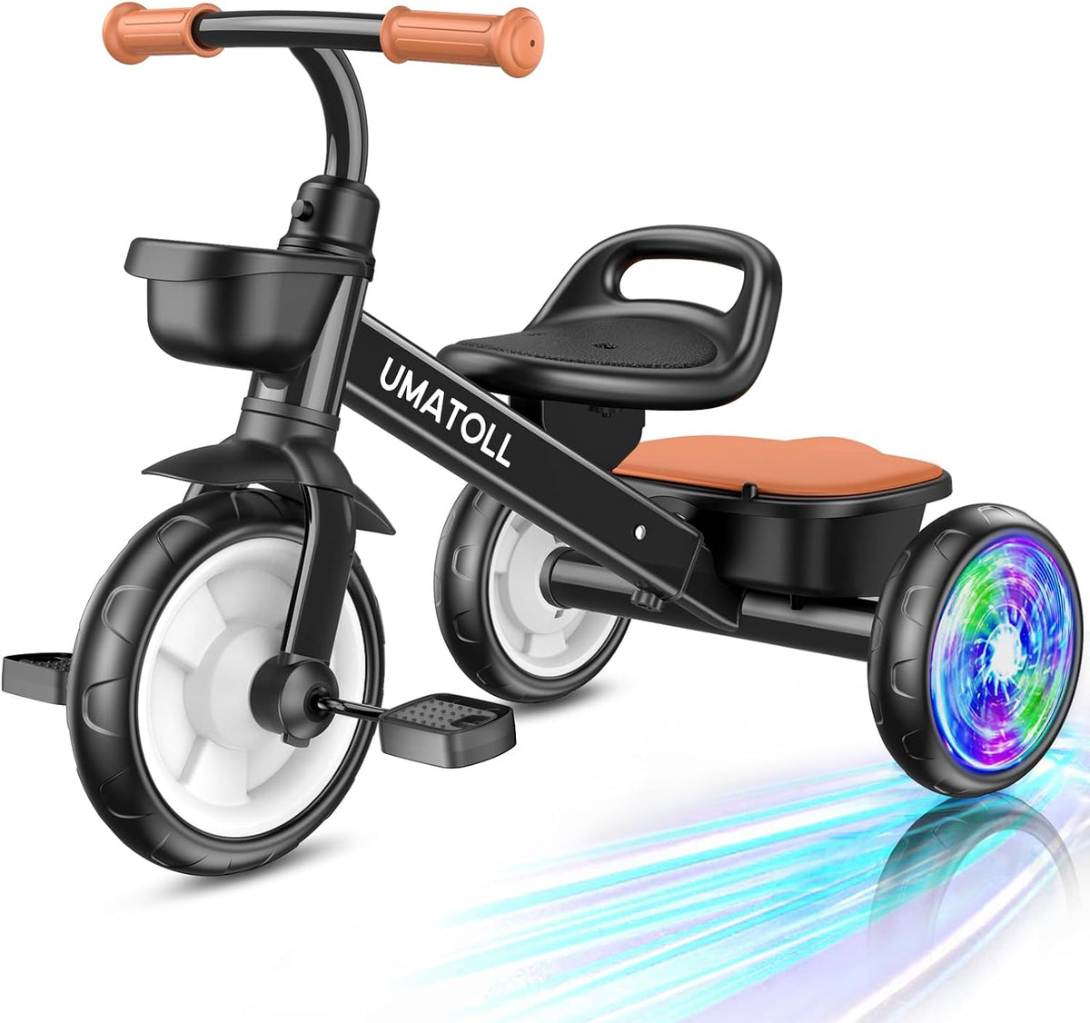 Umatoll Tricycle for 2-5 Year Old - Black