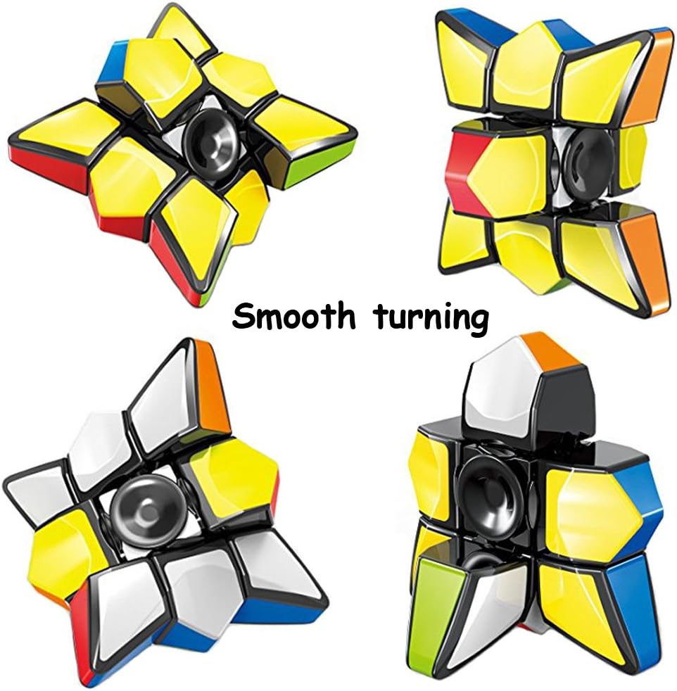 Magic Spinner Cube Stickerless Brain Teasers Magic Puzzle 1X3X3 - image 2