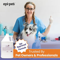 Dog & Cat Ear Cleaner Solution with Aloe Vera & Tea Tree Oil – Removes Itchy Ear Wax, Debris, Odor – Ears Wash, Drops & Flush for Pets, Dog Ears Cleaning, Cat Cleaner, 16 oz- 4 Gallons