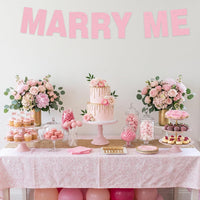 BEISHIDA 116 PCS A-Z DIY Letter Custom Banner Birthday Party Decor – Fun for Kids & Family - Matte Pink - image 3
