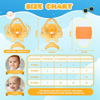 No Flip Over Baby Pool Float with Canopy UPF50+ Sun Protection - image 2