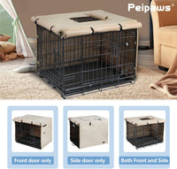 Dog Crate Cover Heavy Duty Oxford Fabric for 36-Inch Wire Crates – Essentials for Dogs - Beige / 30"(L)x 19" (W)x 21"(H) - image 3