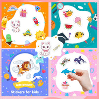 KARSLORA cute stickers for kids, 36 sheets of animal, fruit and dinosaur vinyl stickers - view 9