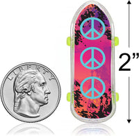 ArtCreativity 144 pack of 2 inch mini finger skateboards in assorted designs - view 3