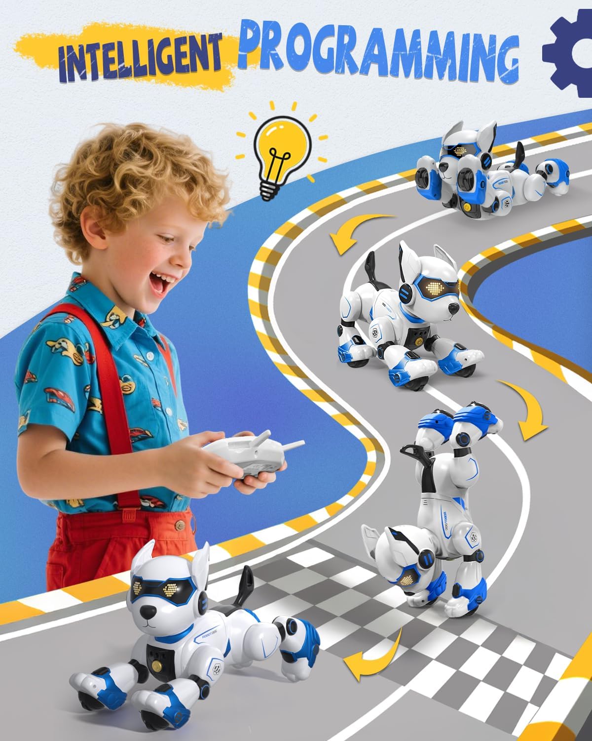 anysun programmable remote control robot dog toy for kids - view 18