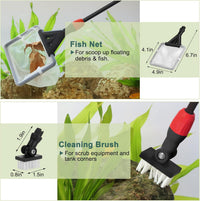hygger Multi-Use Fish Tank Cleaner - S(17.7in Long Handle) - image 4
