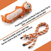 Dog Toy, Large Dog Squeaky Toys - Tug Monkey - image 4