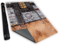 Lighter Creative 44 x 60 gridded WH40K battle mat, Iron Underhive print - view 4