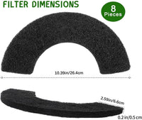 8Pcs Carbon Filters Compatible with LR 4 - 8 Pcs L4 Filters - image 2