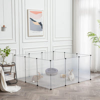 BRIAN & DANY Dog Playpen, Large Transparent Pet Playpen - 12 PCS - image 4