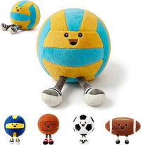 KUCCO-PILLOW 11 inch soccer ball plush pillow with two little legs - view 3
