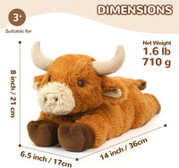 Highland Cow Stuffed Animals - Bull - image 3