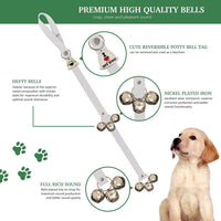 Caldwell's Pet Supply Co. Dog Potty Bells, Dog Door Bell - One Potty Bell / White - image 2