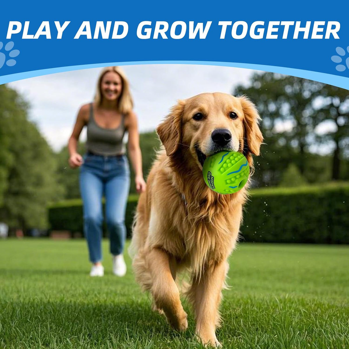 Dog Toys Ball, Interactive, M - Spiky, Wave / XS 2.75 in (7 cm) - image 3