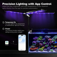 FZONE Solo Series Nano Aquarium Light for Freshwater and Planted Tanks – Essentials for Fish - Blue- Marine - image 3