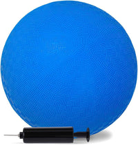 LovesTown 8.5 inch green playground ball with waffle texture and hand pump - view 2