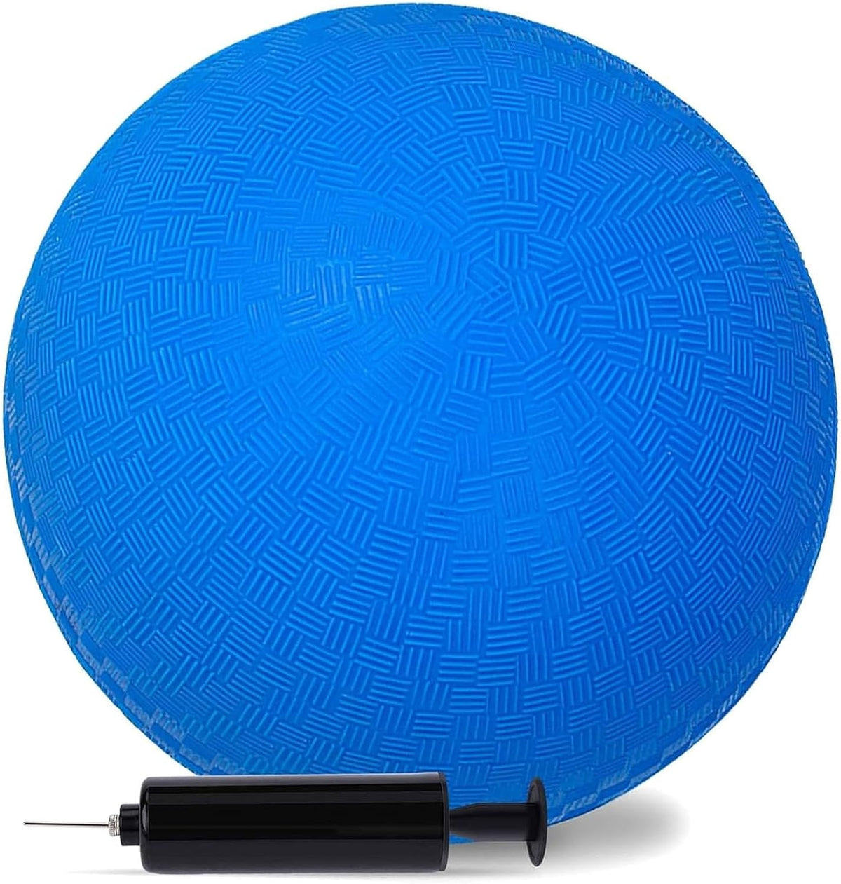 LovesTown 8.5 inch green playground ball with waffle texture and hand pump - view 2