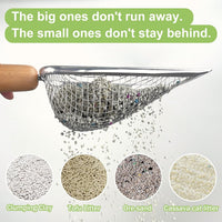 XBX Cat Litter Scoop with Holder, Metal Mesh Litter Scooper - image 2