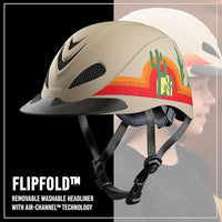 Troxel Rebel Turquoise Rose Helmet