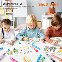 Shuttle Art Dot Markers, 10 Colors Washable Markers for Toddlers - 10 Colors / 20 - image 3