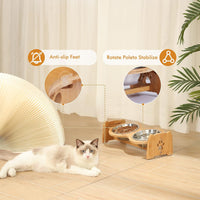 X-ZONE PET Elevated Dog Bowls for Cats and Dogs - S- Height 4" up to 4.5" - image 4