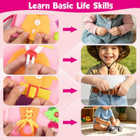 Winblo Toddler Busy Board - Rose Pink - image 4