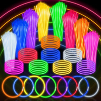 SpringFlower 100 PCS Glow Sticks Bulk Party Favors - 100 Pack