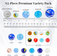 AMOR PRESENT 85 PCS Glass Mables - image 2