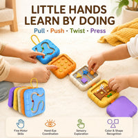 Busy Board for 1 Year Old - Purple - image 4