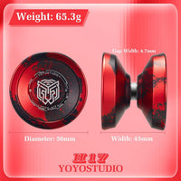 YOYOSTUDIO H17 dual purpose aluminum trick yoyo with strings, glove and case - view 16