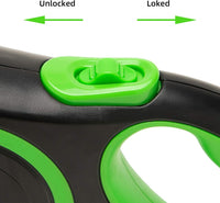 Retractable Dog Leash, 26ft Dog Leash for Small Medium Large Dogs Up to 110lbs, 360° Tangle-Free - 16 ft / Black Green - image 3