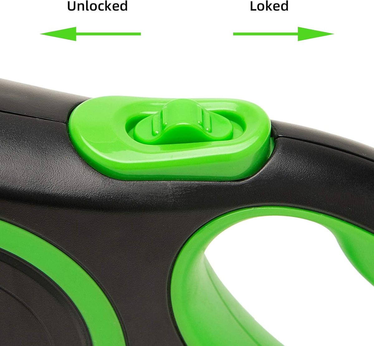 Retractable Dog Leash, 26ft Dog Leash for Small Medium Large Dogs Up to 110lbs, 360° Tangle-Free - 16 ft / Black Green - image 3
