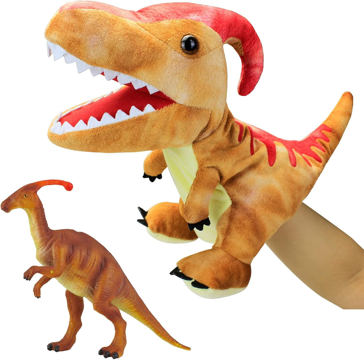 Puppet Hand Puppets for Kids - Dinosaur 8 - image 4