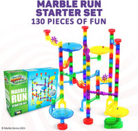 Marble Genius Marble Run Super Set, 150 Translucent Pieces - 130 Pieces - Starter Set - image 2