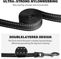 Kazazoo Hands-Free Dog Leash Adjustable Length 5-8 Ft - Black / M - image 4