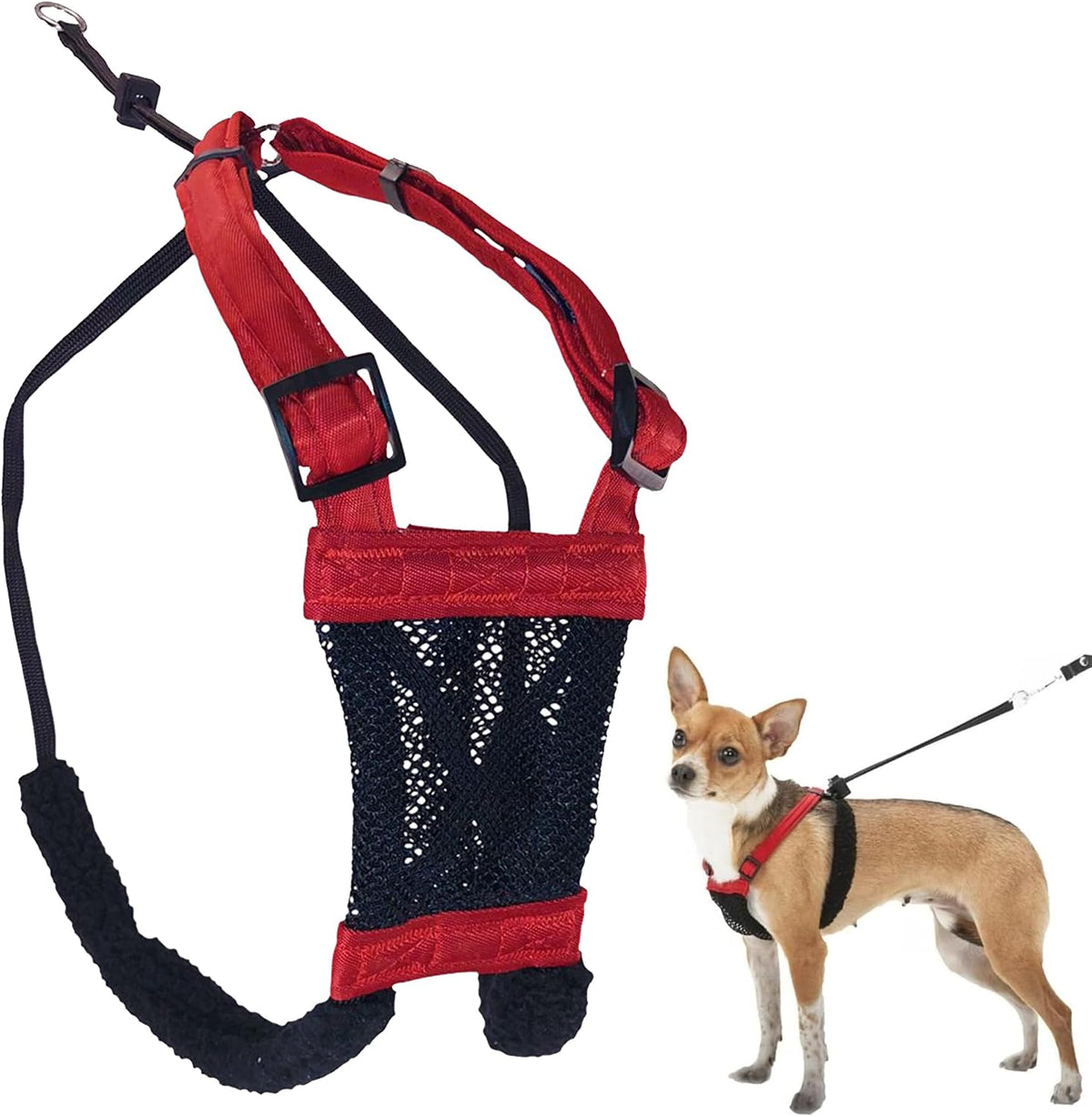 Sporn No Pull Dog Harness - X-Small / Red