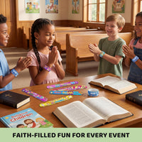 LovesTown Slap Bracelets for Kids - Bible - image 3