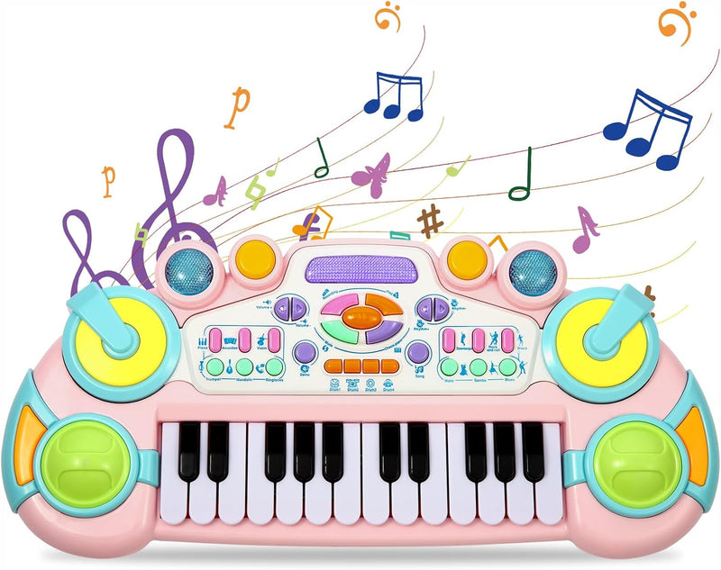 Toddler Piano Keyboard Toy, 24-Key Kids Piano for Ages 1-4